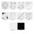 Kenzo Square 7.9 in. x 7.9 in. Matte Porcelain  Floor and Wall Tile-88025587