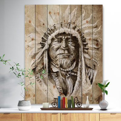 «American Indian Head», reproduction d'art