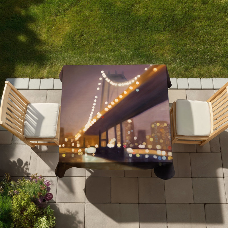 New-york at night Tablecloth | Indoor Outdoor Home Decor