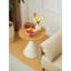 TABLE RONDE BLANC + BOIS