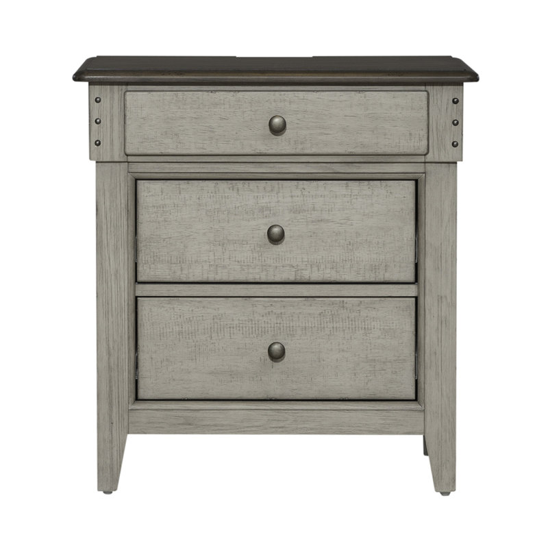 Cathleen Queen Mantle Storage Bed, Dresser & Mirror, Chest, Nightstand Set, Queen
