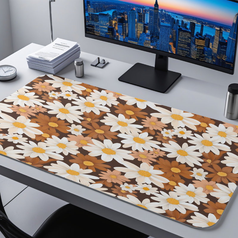 Polyester Desk Pad, 14.4x12.1