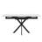 Extendable Dining Table Black With Grey Desktop-370463819