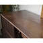 Buffet rayé en verre sculpté-132995263