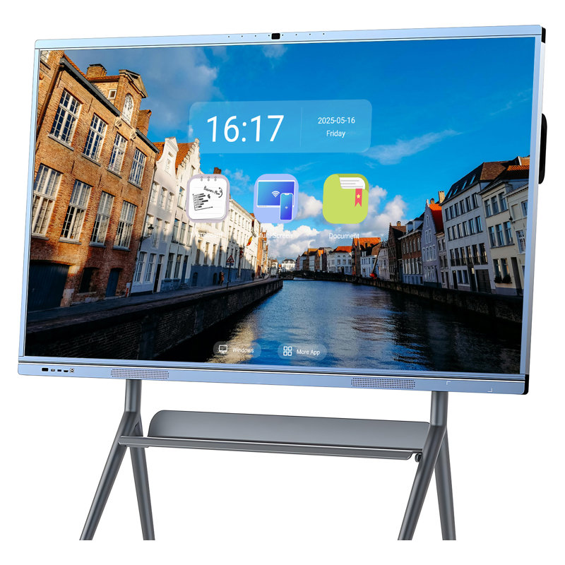 JYXCN Smart TVs Tableau blanc électronique numérique à double système d'exploitation Google Touch Drive et Dropbox Sync pour salle de classe, bureau et salon