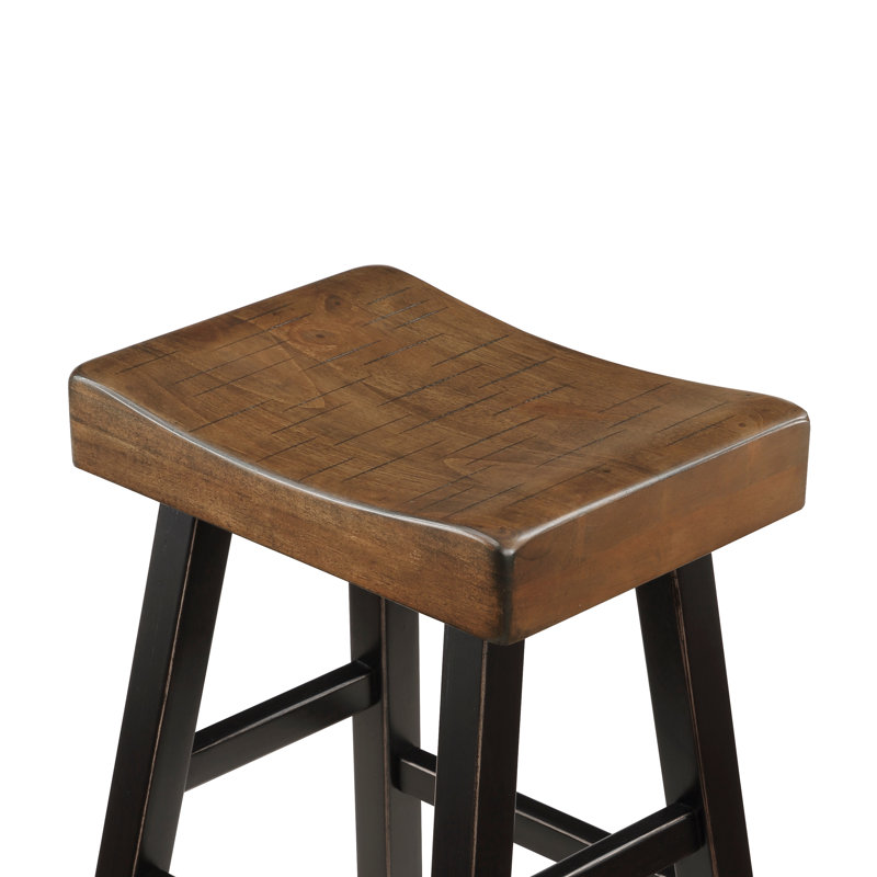 Ensemble de tabourets de bar, table et tabouret de bar transitionnel 4 pièces, Noir, Noir, H 42 po x l 72 po x P 18 po