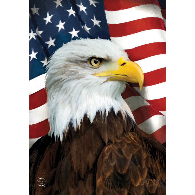 Drapeau du jardin patriotique American Eagle