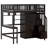 Jaroslav Kids Full Loft Bed with Drawers-396860021