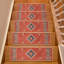 Tapis de sol en terre cuite et escalier rouge de qualité supérieure Southwestern-2070058452