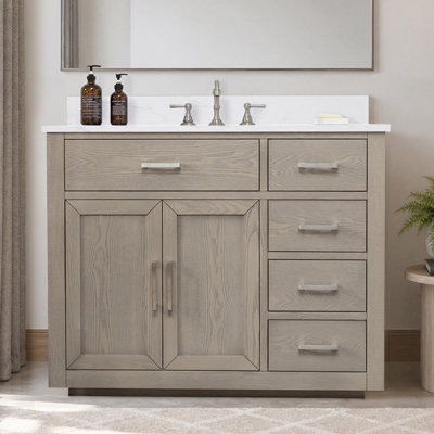 Ingalls 42'' Single Bathroom Vanity with Engineered Stone Top