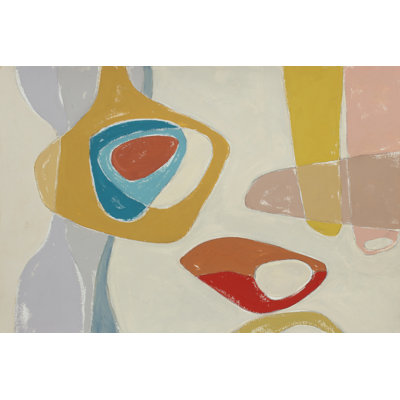 Tidelands Abstract III by Rob Delamater - Wrapped Canvas Painting