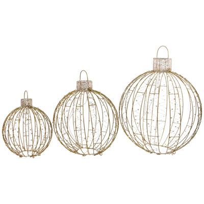 Ornement de Noël avec lumière DEL