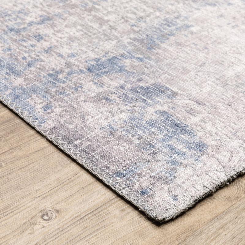 Abstract Indoor Rug, Rectangle 8'9" x 12'