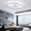 4-Light 56cm Acrylic LED Dimmable Flush Mount