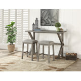 Aamari 2 - Person Trestle Dining Set