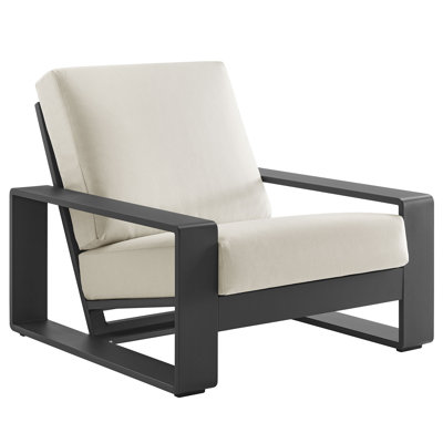 Fauteuil d'extérieur en aluminium Lirienne