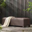 Banc de rangement en osier PE