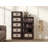 20" Side Wide Folding Storage Cabinet ,5 Tiers,19.69"×11.81"×50.00",Collapsible Storage Bins With Magnetic Door, Plastic Storage Cabinet With Wheels-320071477
