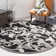 Ammundsen Floral Anthracite/Light Grey Area Rug