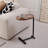 Modern C-Shaped End Table , Teardrop Sofa Side Table for Small Spaces-455313728