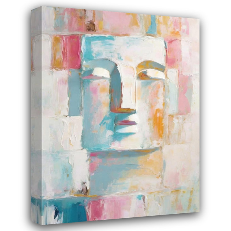 Reproduction de giclée abstraite sur toile tendue à 6 images abstraites, H 24 po x l 20 po x P 1,5 po