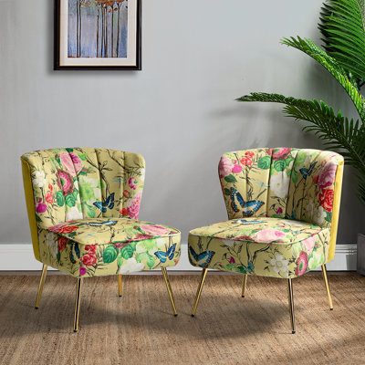 Amata Velvet Accent Chair