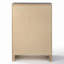 Commode 5 tiroirs Naima, finition noire