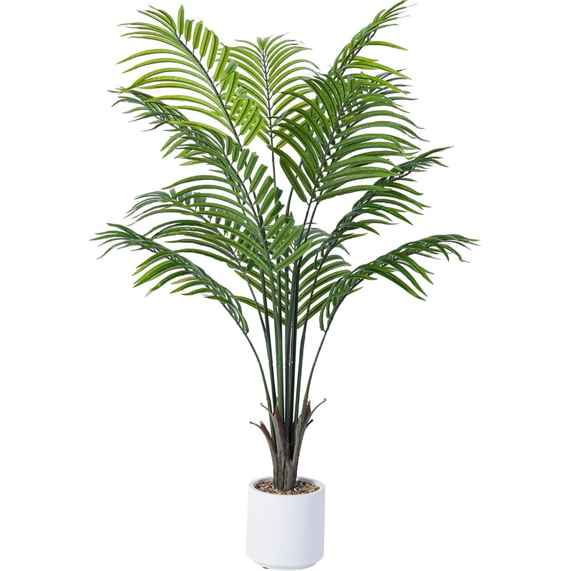 Palmier Areca artificiel 4 pi, H 60 po x l 7,10 po x P 7,10 po