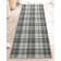 Tapis gris foncé à tissage plat Kehr