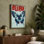 Butterfly In Blue Japandi - Print-136786732-136786734