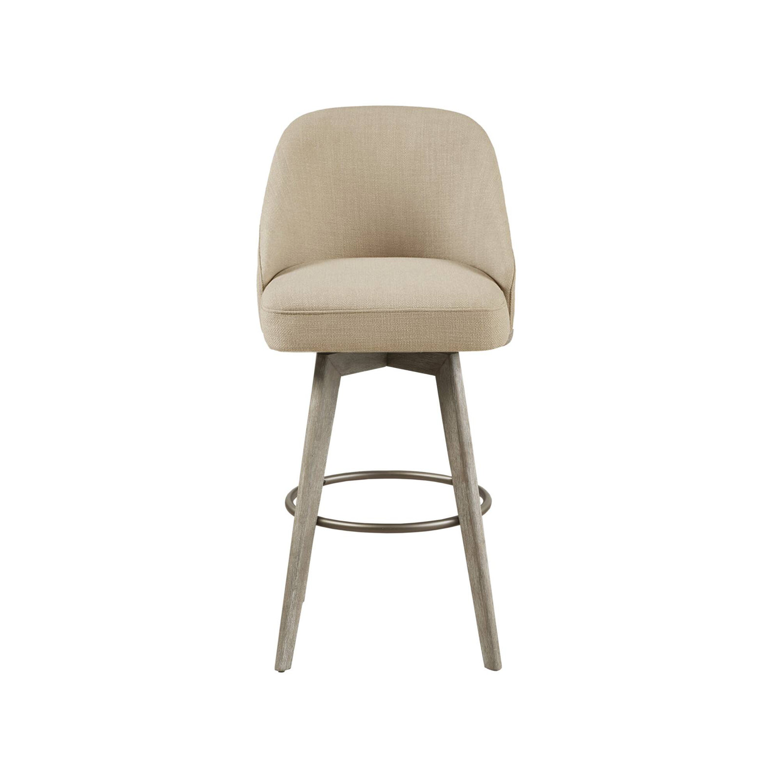 Pearce Swivel Stool, Sand, Bar Stool (30” Seat Height), 1