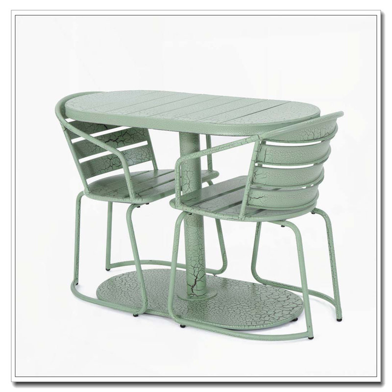Ensemble de patio 3 pièces, Vert