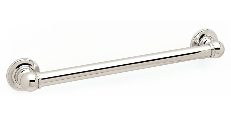 Columnar Grab Bar, Polished Chrome, 36" W 