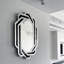Miroir décoratif pour mur de salle de bain