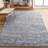 Treece Handmade Flatweave Wool/Cotton Area Rug in Blue/Ivory-264300432