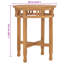 Tanesha Bistro Table Diameter 60x75,5 cm Solid Teak Wood