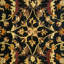 Tapis oriental en laine noir, rouge, vert et or fabriqué et touffeté à la main Cranmore-19260438