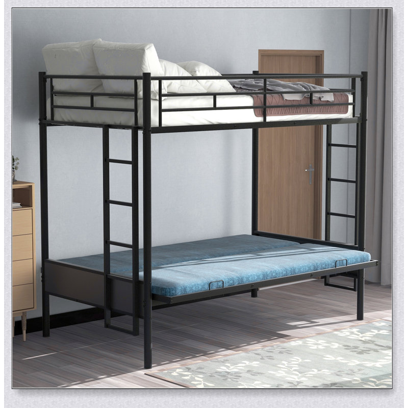Twin Over Full Metal Bunk Bed, Multi-Function