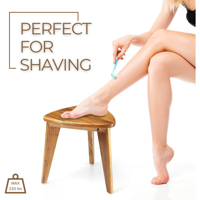 Tabouret de douche, banc de douche en teck, chaise imperméable en bois pour ...