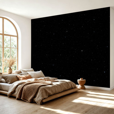 Papier peint adhésif mural espace cosmique sans soudure étoiles du ciel étoilé nocturne Abstrait à pois Papier autocollant amovible pour décoration de salon Chambre à coucher H 69 po x l 96 po