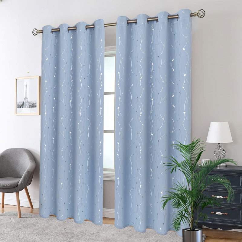 Ensemble de rideaux obscurcissant 2 pièces, L 52 po x L 72 po
