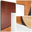 Miroir incliné en bois de paulownia massif fabriqué à la main «Curved Elegance» taille 80 po x 40 po