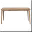 Ensemble de salle à manger 6 pièces de style classique et traditionnel, comprenant une table de salle à manger, 4 chaises rembourrées et un banc (bois naturel délavé)-1212232888