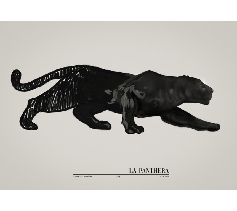 Wrapped Canvas Print, 81.28 cm H x 121.92 cm W, Black/Beige