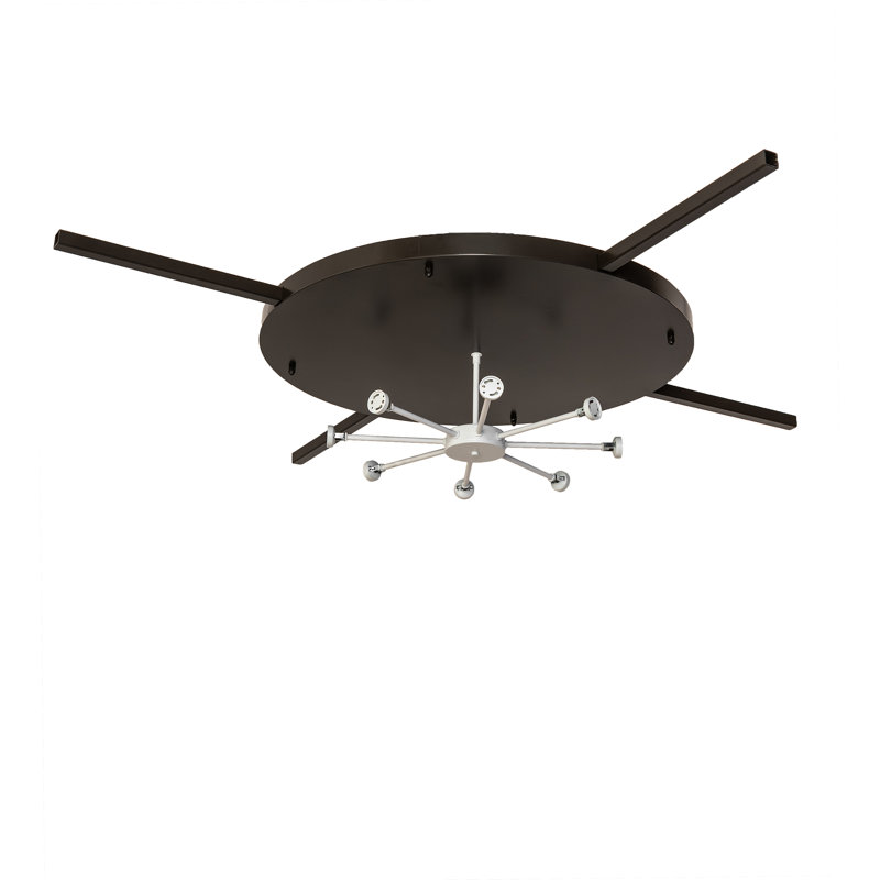 Plafonnier encastré 8 lumières 60 po Retro