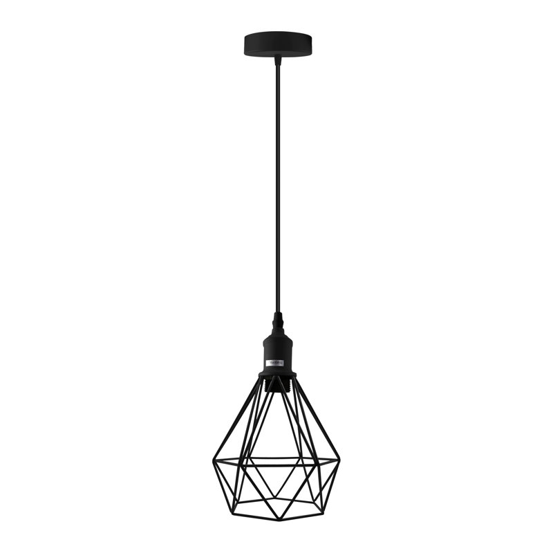 Berrin 1 - Light Single Pendant, No, Black