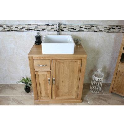 Welshire 751mm Single Bathroom Vanity with Vessel Ceramic Basin