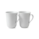 Royal Copenhagen White Fluted 11.159 oz. Mug