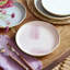PORTMEIRION MINERALS SET OF 4 SIDE PLATES ROSE QUARTZ 8.5"