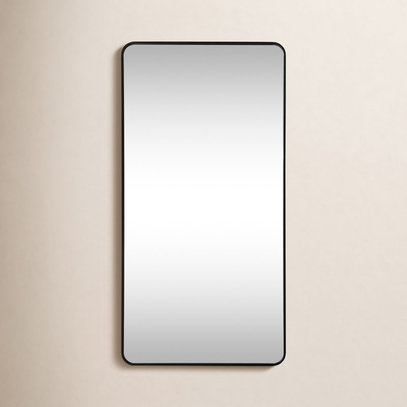 Miroir de plancher Sabine, Noir, noir, noir, noir, 60 po x 30 po